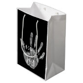 クリスチャン抱き枕イザヤ49:16彫刻 ミディアムペーパーバッグ (正面アングル)