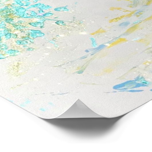 クリスチャン抽象芸術インスピレーション預言者アートプリント ポスター (角)