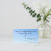 クリスチャン抽象芸術ブルースカイクロスチャーチ 名刺 (スタンド正面)