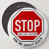 クリスチャン救ス証券証 缶バッジ (正面&裏面)