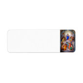 クリスチャン救済ス差出人住所のマリア ラベル (正面)