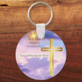 クリスチャン教会の好意:バルクまたはキ独身のーチェーン キーホルダー (正面)