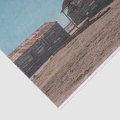 クリスチャン数々のクロスのある色の木納屋 薄葉紙 (詳細)