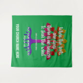 クリスチャン時のルーツは深い教会タペストリー タペストリー (正面(横))