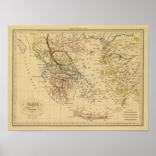 クリスチャン時代の初めの古代ギリシャ ポスター (正面)