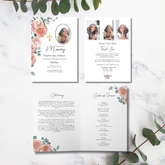 クリスチャン桃バラ葬祭令 カード