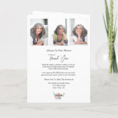 クリスチャン桃バラ葬祭令 カード (裏面)