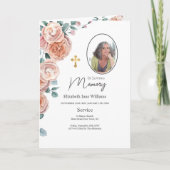 クリスチャン桃バラ葬祭令 カード (正面)