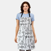 クリスチャン様式 エプロン (着用した状態)