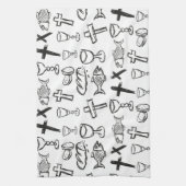 クリスチャン様式 キッチンタオル (縦)