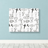 クリスチャン様式 キャンバスプリント (インサイチュ (ウッドフロア))