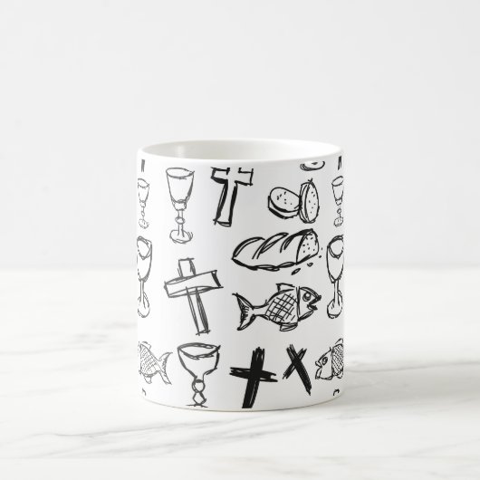 クリスチャン様式 コーヒーマグカップ (中央)