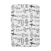 クリスチャン様式 バスマット (正面縦)