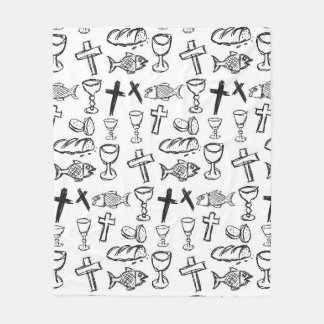 クリスチャン様式 フリースブランケット