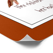 クリスチャン母聖なる書物、 経典箴言31水色 ポスター (角)