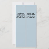 クリスチャン水カラー自然聖なる書物、 経典ブックマーク カード (裏面)