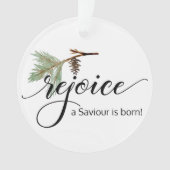 クリスチャン水彩装飾品 オーナメント (正面)