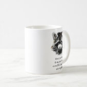 クリスチャン洗面所あなたの手を洗うラクーン動物 コーヒーマグカップ (正面右)