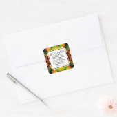 クリスチャン番号6:24-26 | MAY THE LORD BLESSES YOU スクエアシール (封筒)