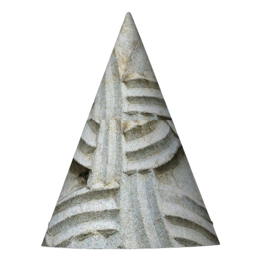 クリスチャン石彫刻古代パターン パーティーハット (正面)