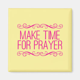 クリスチャン磁石の祈りの言葉時間を作る マグネット