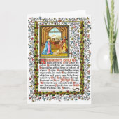 クリスチャン祈りの言葉と出生 シーズンカード (正面)