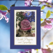 クリスチャン祈りの言葉と悔やみや弔慰グリーティングカード カード