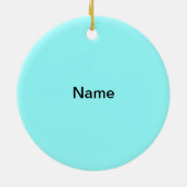 クリスチャン祈りの言葉ウィングス セラミックオーナメント (裏面)