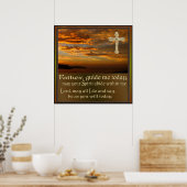 クリスチャン祈りの言葉ポスターアート ポスター (キッチン)
