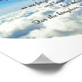 クリスチャン祈りの言葉ポスタープリント ポスター (角)