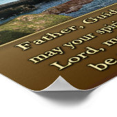 クリスチャン祈りの言葉ポスター ポスター (角)