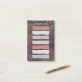 クリスチャン祈りの言葉リストスティッキー ポストイット (デスク上)