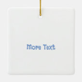 クリスチャン祈りの言葉作品オーナメント セラミックオーナメント (裏面)