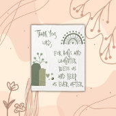 クリスチャン祈りの言葉子供へオリーブグリーン | フリースブランケット