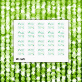 クリスチャン祈りの言葉子供へグリーン | スクエアシール