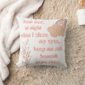 クリスチャン祈りの言葉子供へピンク | クッション (ブランケット)