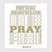 クリスチャン祈りの言葉肯定 シール (シート)