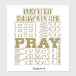 クリスチャン祈りの言葉肯定 シール