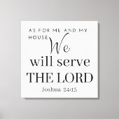 クリスチャン祈りの言葉 キャンバスプリント (正面)