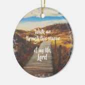 クリスチャン祈りの言葉 セラミックオーナメント (左)