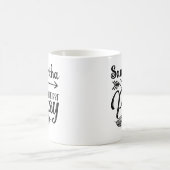 クリスチャン祈ファーストボホアロー羽毛名 コーヒーマグカップ (中央)