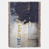 クリスチャン祈 スローブランケット (正面縦)