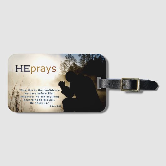 クリスチャン祈 ラゲッジタグ (正面横)