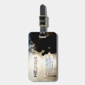 クリスチャン祈 ラゲッジタグ (正面縦)