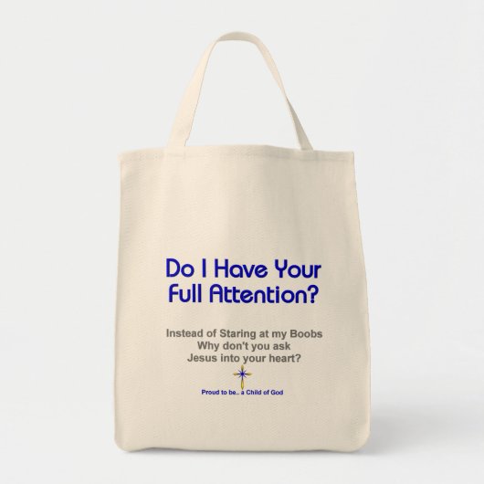 クリスチャン神の子 トートバッグ (正面)