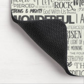 クリスチャン神名文字タイポグラフィ マウスパッド (コーナー)