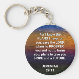 クリスチャン私は計画を知っているエレミヤ29:11 キーホルダー