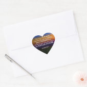 クリスチャン私は計画を知っているエレミヤ29:11 ハートシール (封筒)