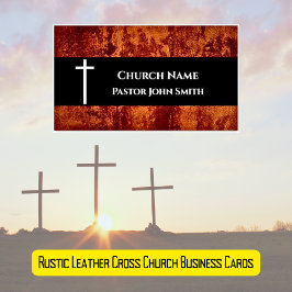 クリスチャン素朴教会の牧師 マグネット名刺