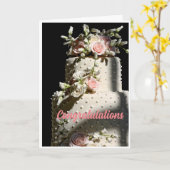 クリスチャン結婚ズカード カード (黄色い花)